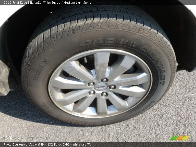 White Suede / Medium Light Stone 2010 Ford Edge SEL AWD