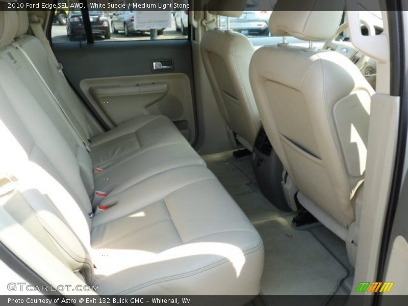 White Suede / Medium Light Stone 2010 Ford Edge SEL AWD