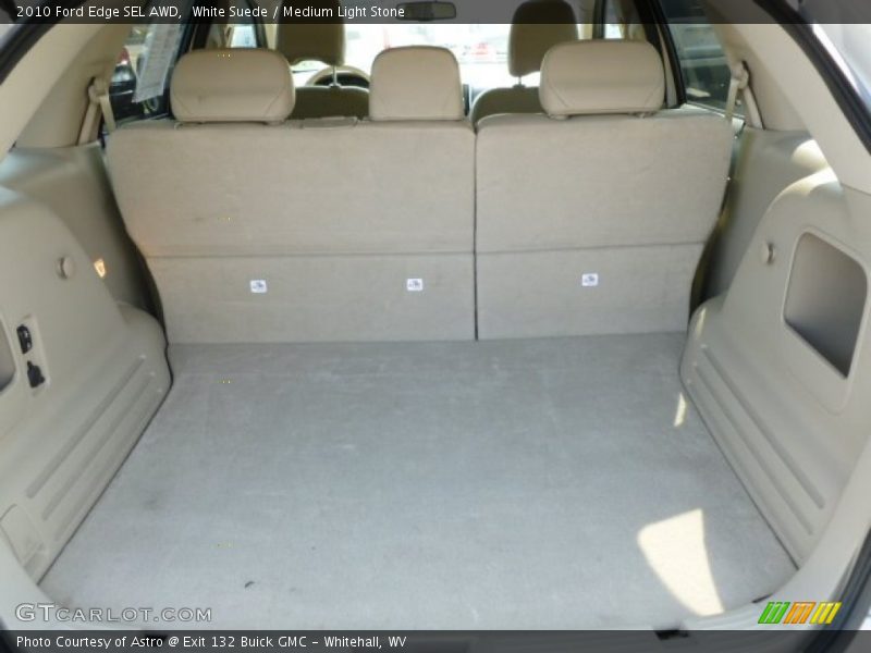 White Suede / Medium Light Stone 2010 Ford Edge SEL AWD