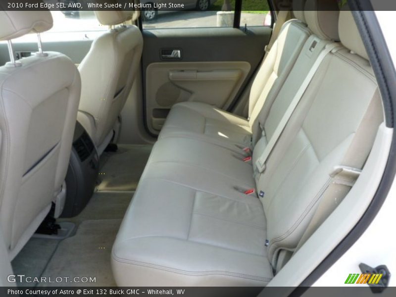 White Suede / Medium Light Stone 2010 Ford Edge SEL AWD