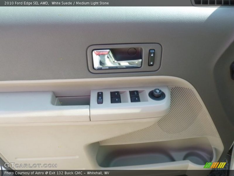 White Suede / Medium Light Stone 2010 Ford Edge SEL AWD