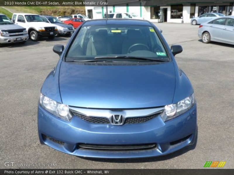 Atomic Blue Metallic / Gray 2010 Honda Civic DX-VP Sedan
