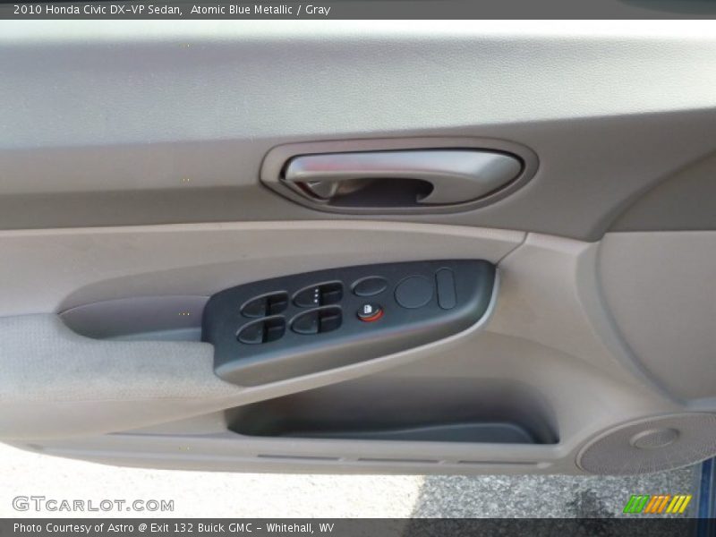 Atomic Blue Metallic / Gray 2010 Honda Civic DX-VP Sedan