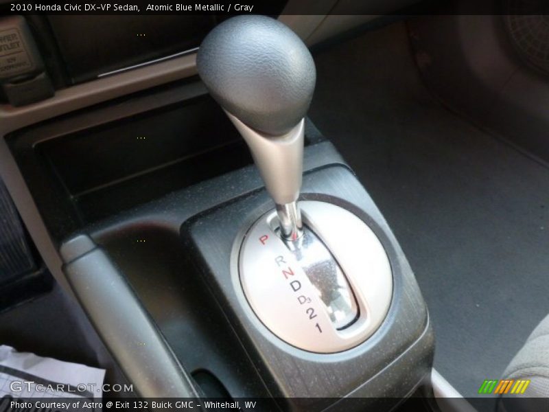  2010 Civic DX-VP Sedan 5 Speed Automatic Shifter