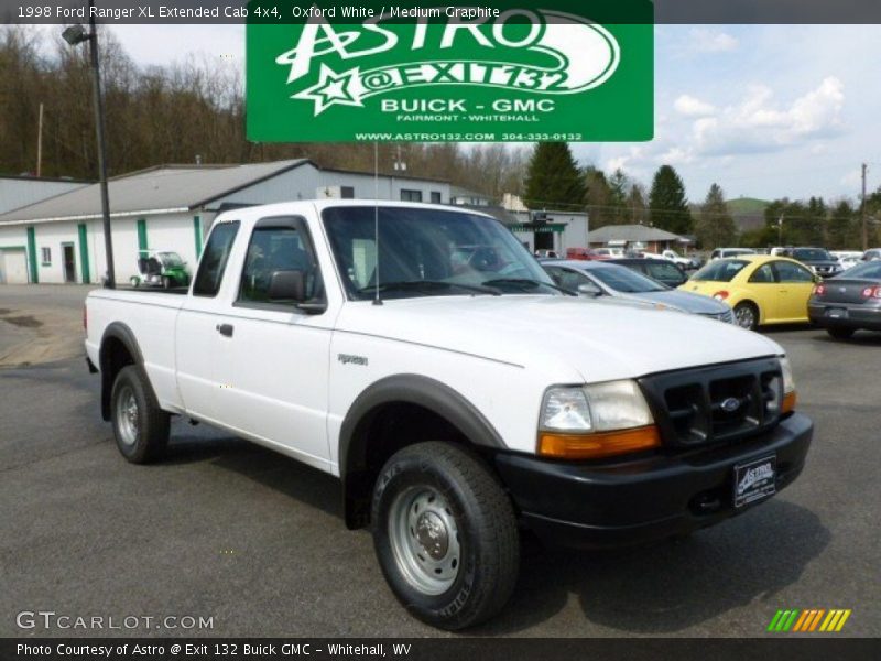 Oxford White / Medium Graphite 1998 Ford Ranger XL Extended Cab 4x4