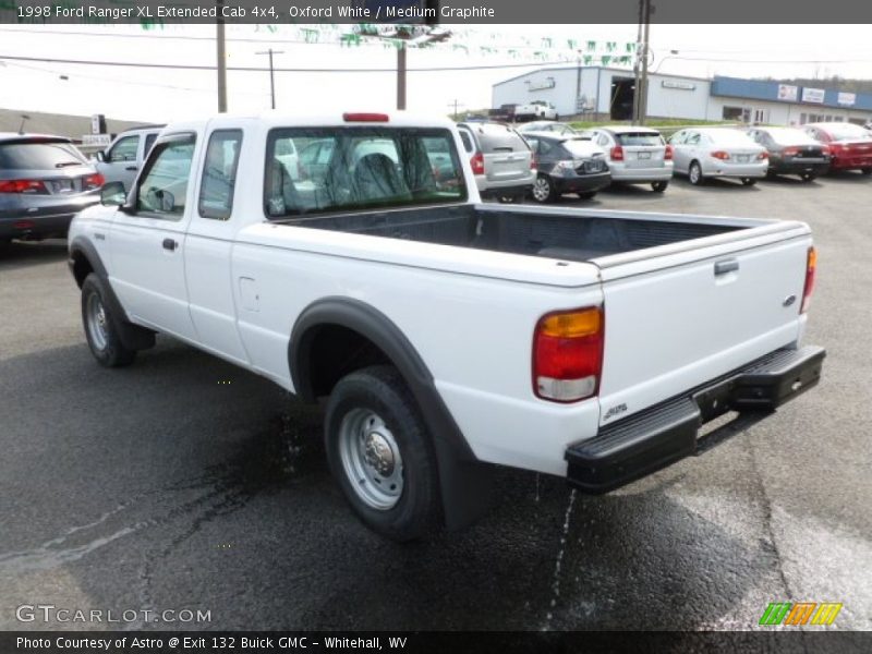 Oxford White / Medium Graphite 1998 Ford Ranger XL Extended Cab 4x4