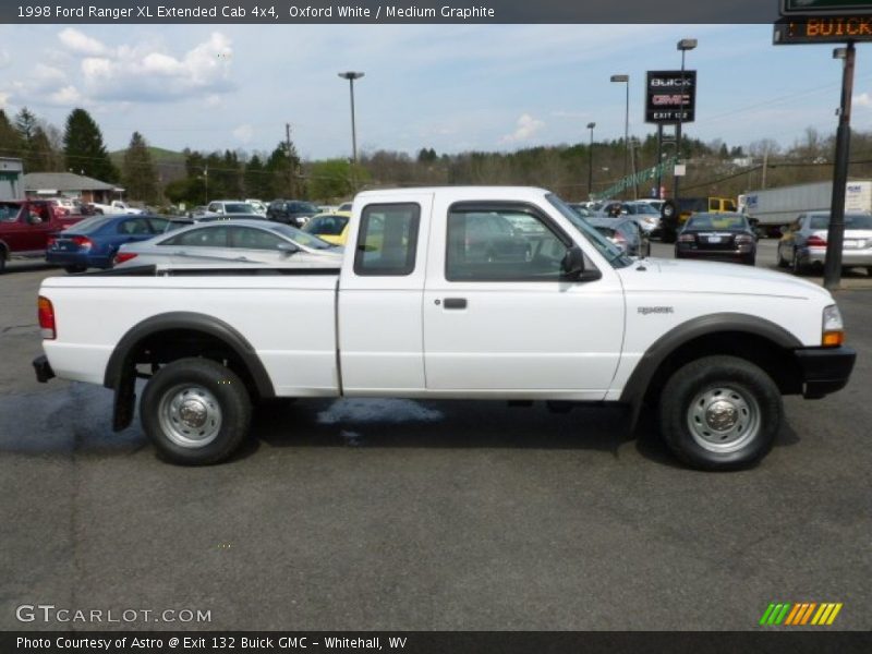 Oxford White / Medium Graphite 1998 Ford Ranger XL Extended Cab 4x4
