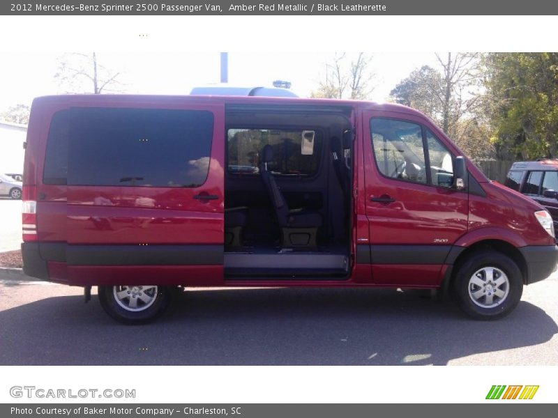 Amber Red Metallic / Black Leatherette 2012 Mercedes-Benz Sprinter 2500 Passenger Van