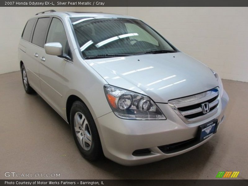 Silver Pearl Metallic / Gray 2007 Honda Odyssey EX-L