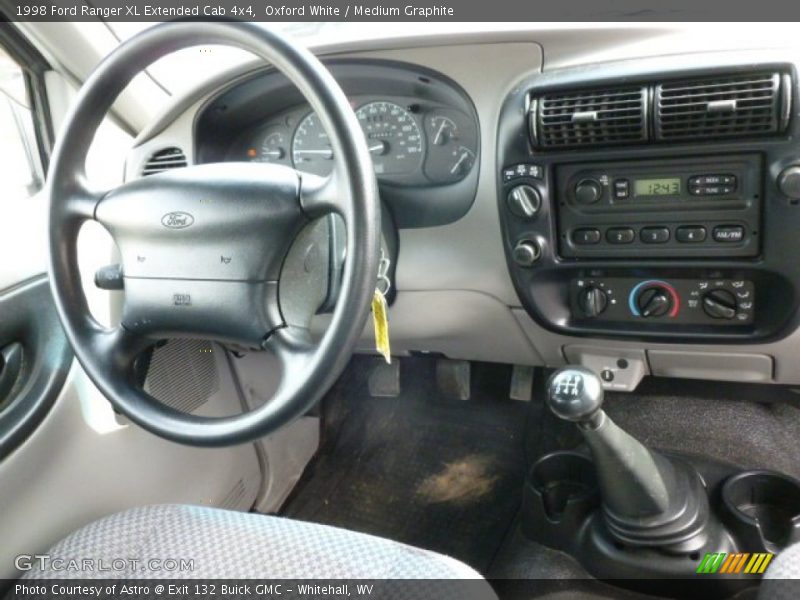 Oxford White / Medium Graphite 1998 Ford Ranger XL Extended Cab 4x4