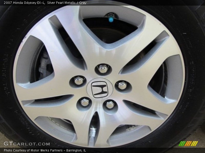 Silver Pearl Metallic / Gray 2007 Honda Odyssey EX-L