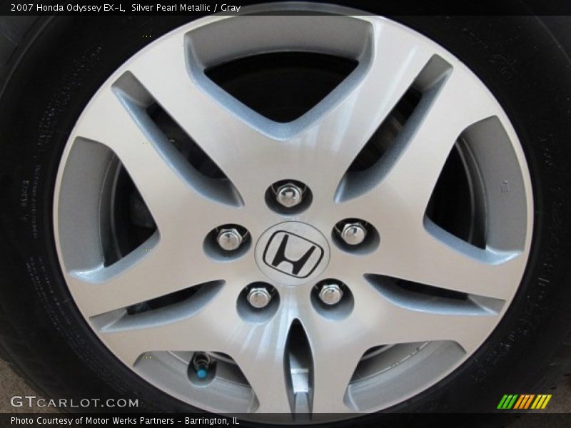 Silver Pearl Metallic / Gray 2007 Honda Odyssey EX-L