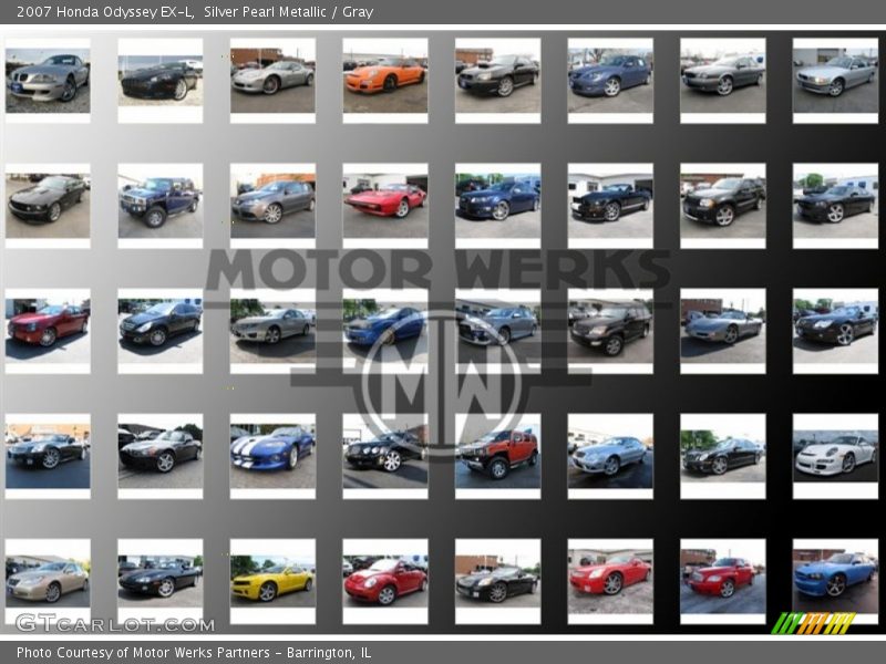 Silver Pearl Metallic / Gray 2007 Honda Odyssey EX-L