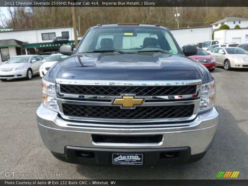 Imperial Blue Metallic / Ebony 2011 Chevrolet Silverado 2500HD Regular Cab 4x4