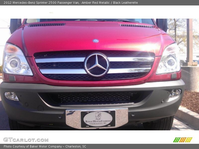 Amber Red Metallic / Black Leatherette 2012 Mercedes-Benz Sprinter 2500 Passenger Van