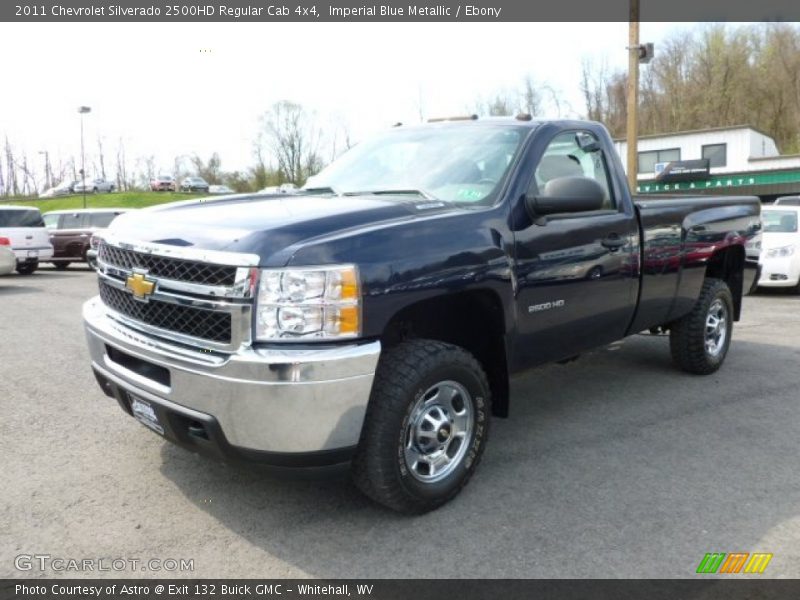 Imperial Blue Metallic / Ebony 2011 Chevrolet Silverado 2500HD Regular Cab 4x4
