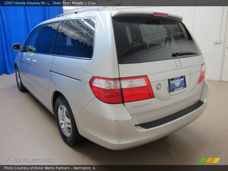 Silver Pearl Metallic / Gray 2007 Honda Odyssey EX-L