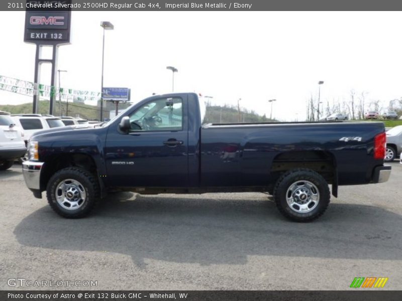 Imperial Blue Metallic / Ebony 2011 Chevrolet Silverado 2500HD Regular Cab 4x4