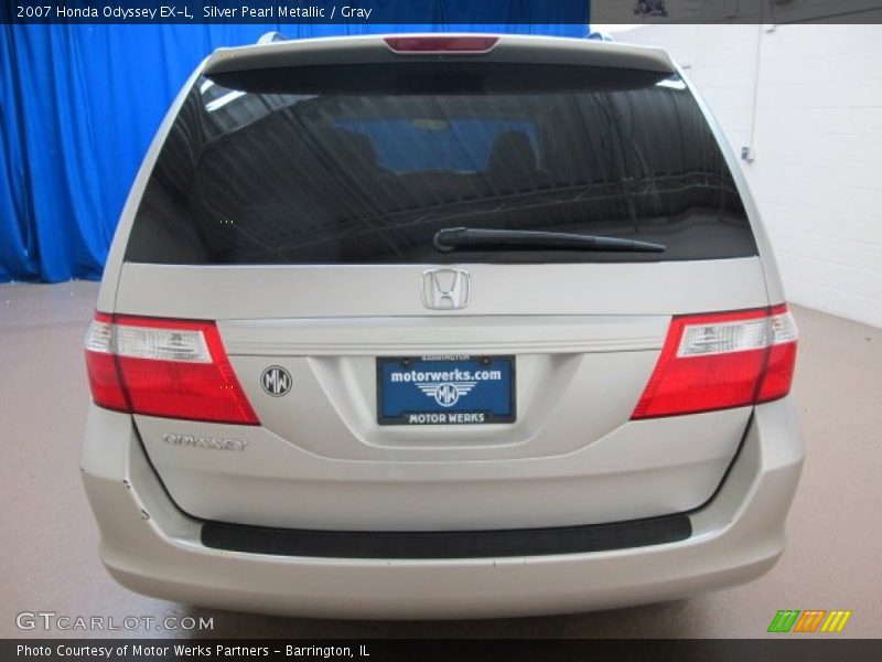 Silver Pearl Metallic / Gray 2007 Honda Odyssey EX-L