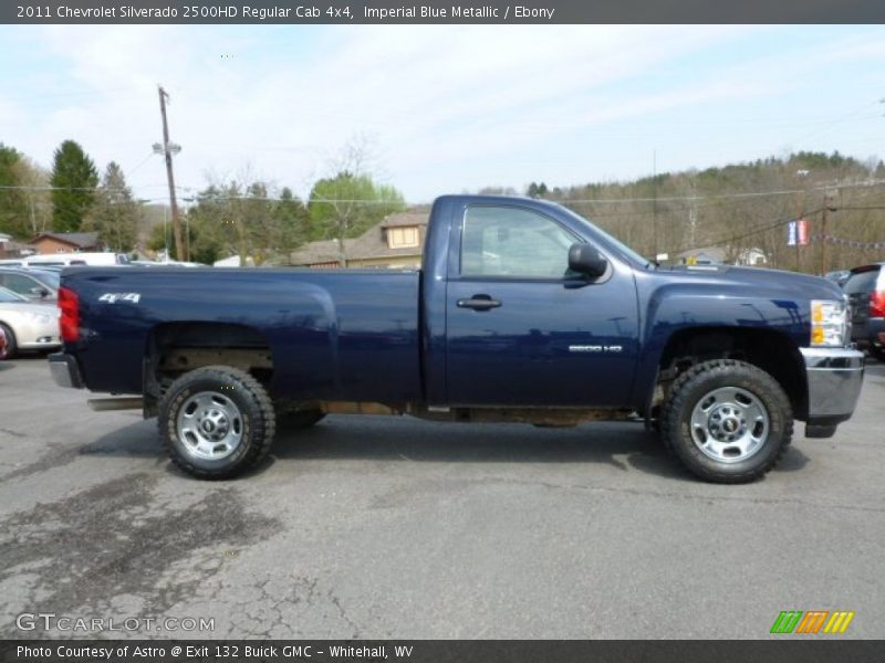 Imperial Blue Metallic / Ebony 2011 Chevrolet Silverado 2500HD Regular Cab 4x4