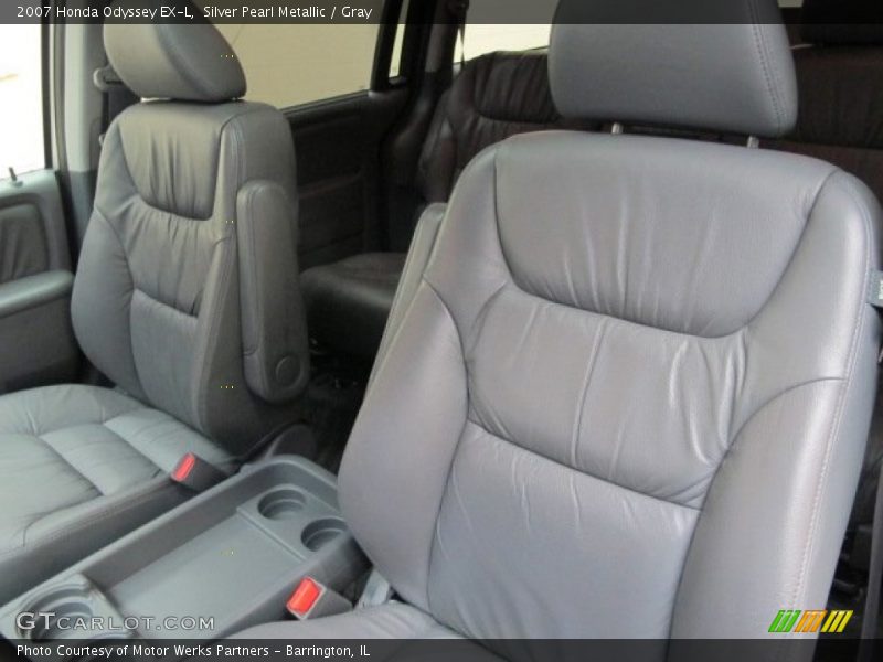 Silver Pearl Metallic / Gray 2007 Honda Odyssey EX-L