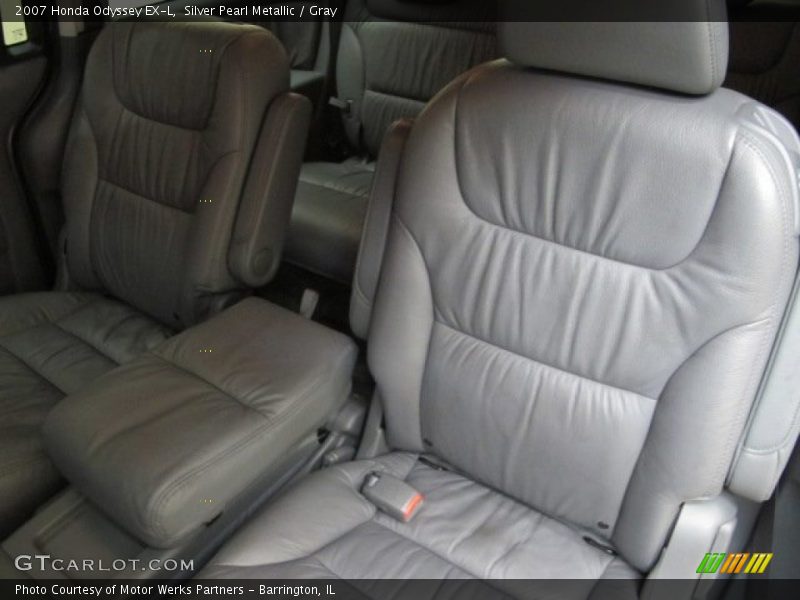 Silver Pearl Metallic / Gray 2007 Honda Odyssey EX-L