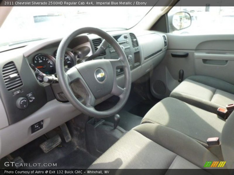Imperial Blue Metallic / Ebony 2011 Chevrolet Silverado 2500HD Regular Cab 4x4
