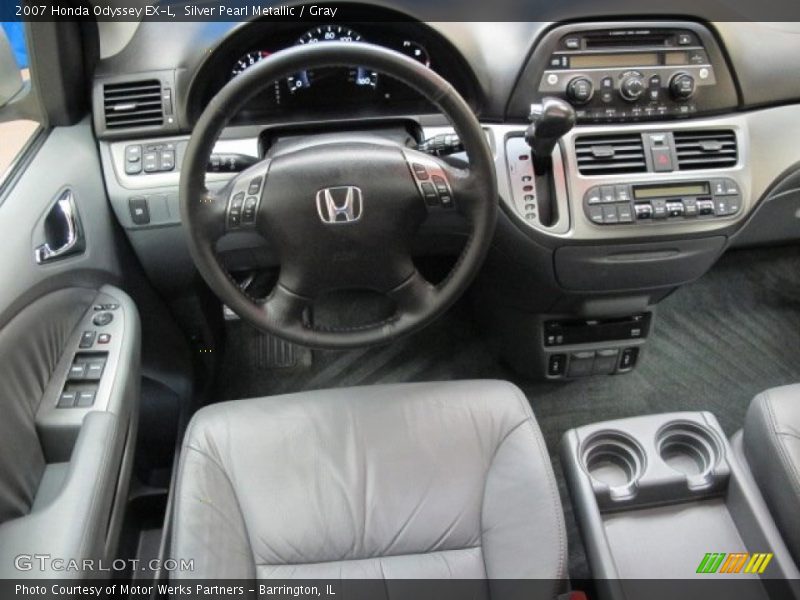 Silver Pearl Metallic / Gray 2007 Honda Odyssey EX-L