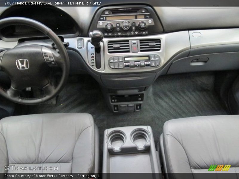Silver Pearl Metallic / Gray 2007 Honda Odyssey EX-L