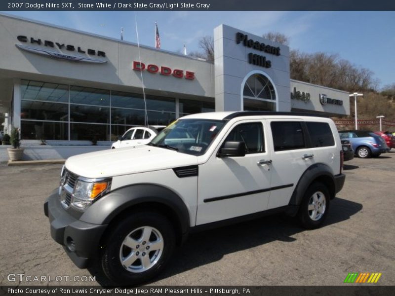 Stone White / Dark Slate Gray/Light Slate Gray 2007 Dodge Nitro SXT