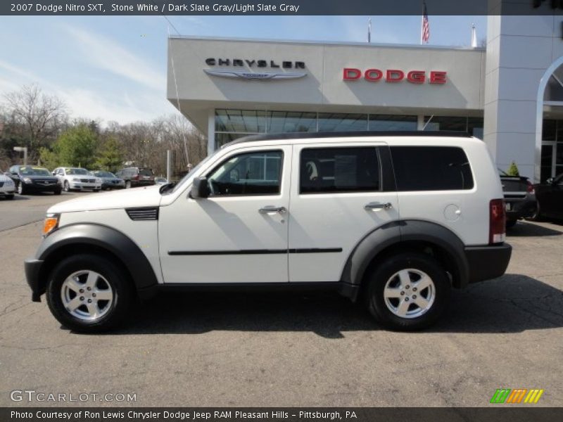 Stone White / Dark Slate Gray/Light Slate Gray 2007 Dodge Nitro SXT
