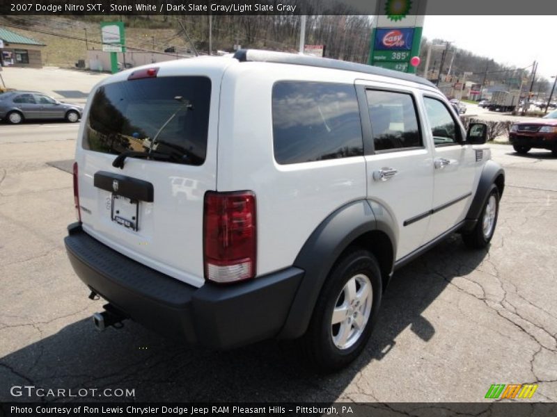 Stone White / Dark Slate Gray/Light Slate Gray 2007 Dodge Nitro SXT