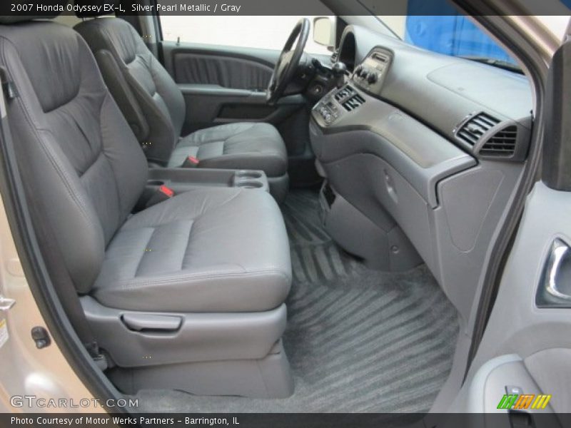 Silver Pearl Metallic / Gray 2007 Honda Odyssey EX-L