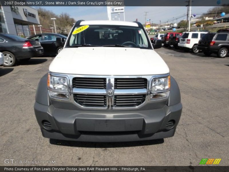 Stone White / Dark Slate Gray/Light Slate Gray 2007 Dodge Nitro SXT