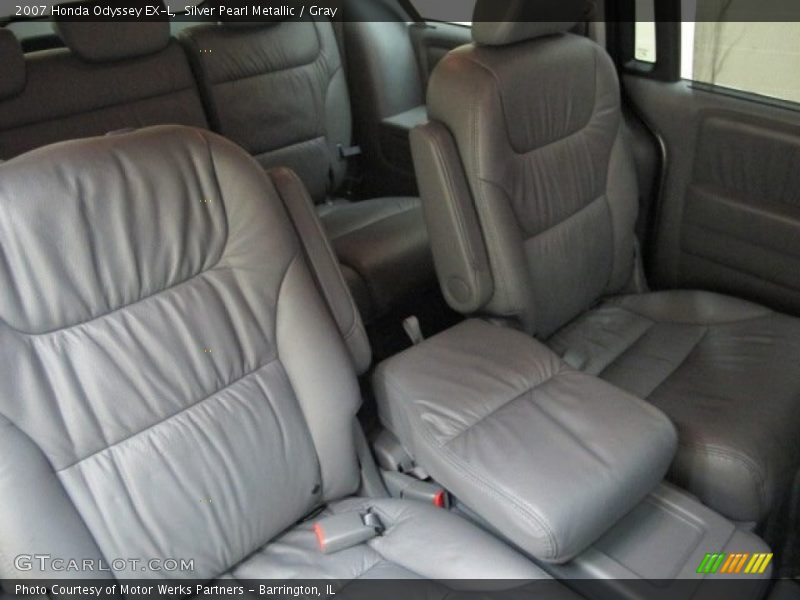 Silver Pearl Metallic / Gray 2007 Honda Odyssey EX-L