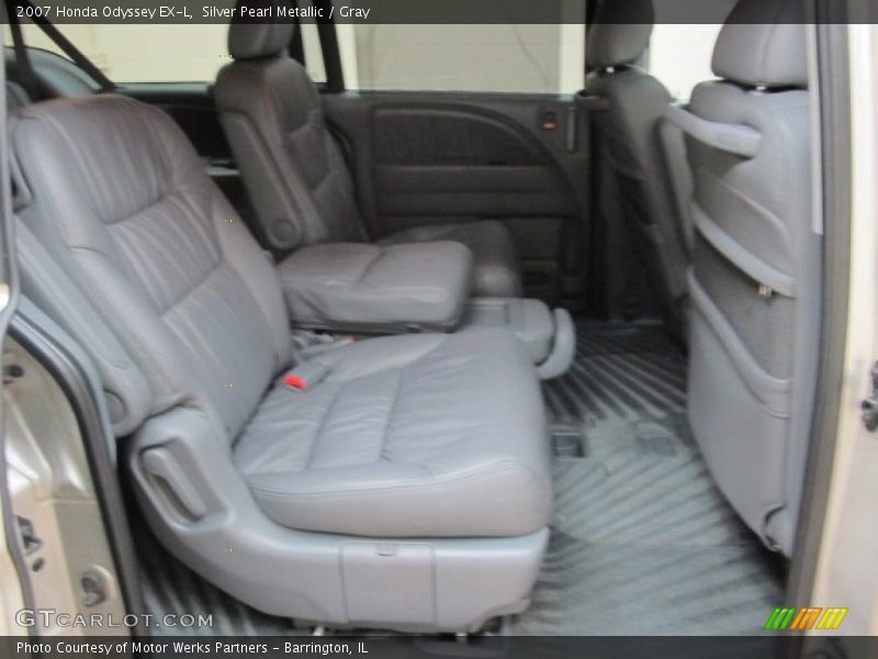 Silver Pearl Metallic / Gray 2007 Honda Odyssey EX-L