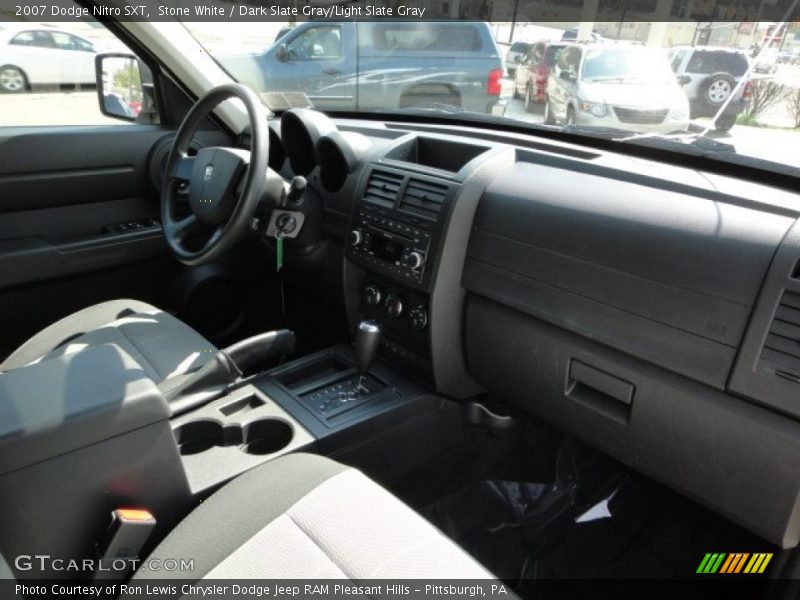 Stone White / Dark Slate Gray/Light Slate Gray 2007 Dodge Nitro SXT