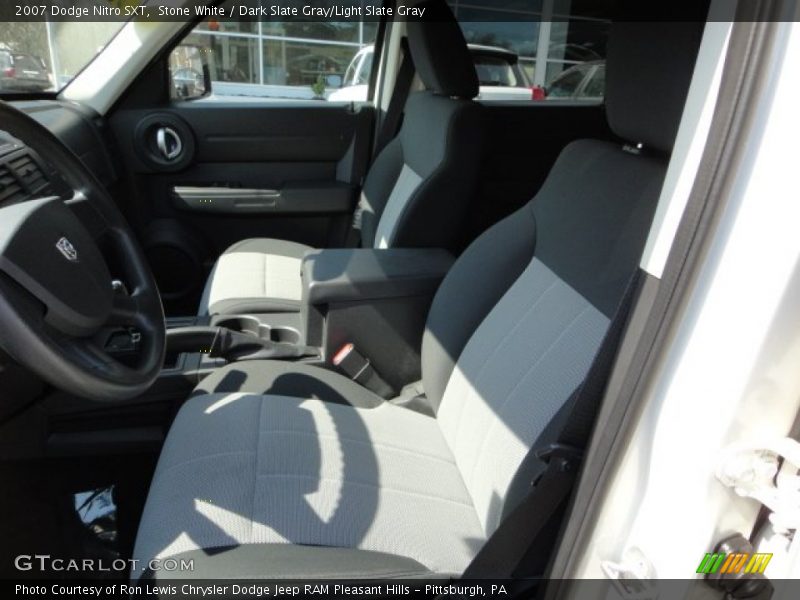 Stone White / Dark Slate Gray/Light Slate Gray 2007 Dodge Nitro SXT