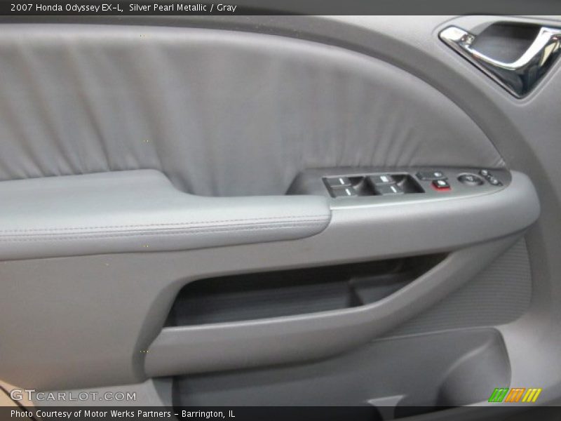 Silver Pearl Metallic / Gray 2007 Honda Odyssey EX-L