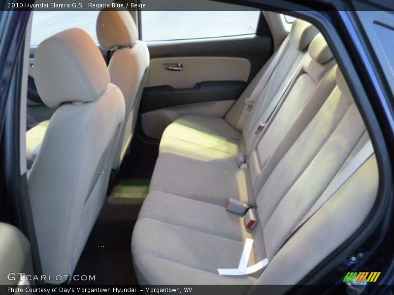 Regatta Blue / Beige 2010 Hyundai Elantra GLS