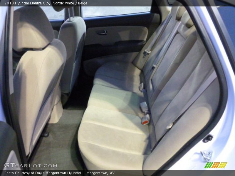 Nordic White / Beige 2010 Hyundai Elantra GLS