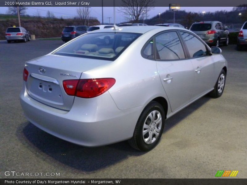 Liquid Silver / Gray 2010 Hyundai Elantra GLS