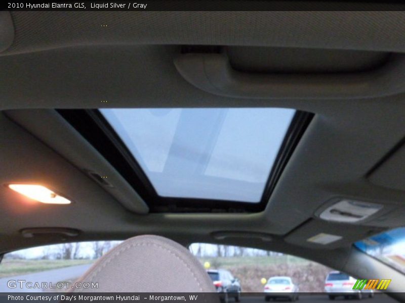 Liquid Silver / Gray 2010 Hyundai Elantra GLS