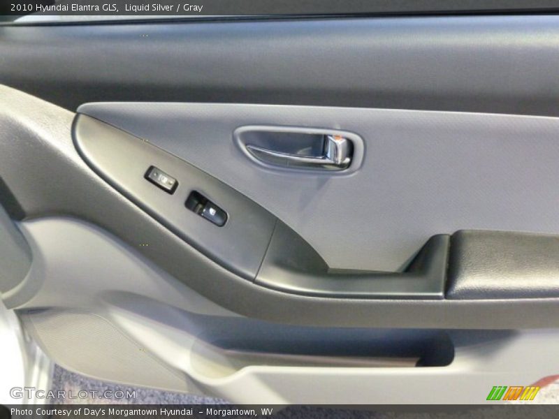 Liquid Silver / Gray 2010 Hyundai Elantra GLS