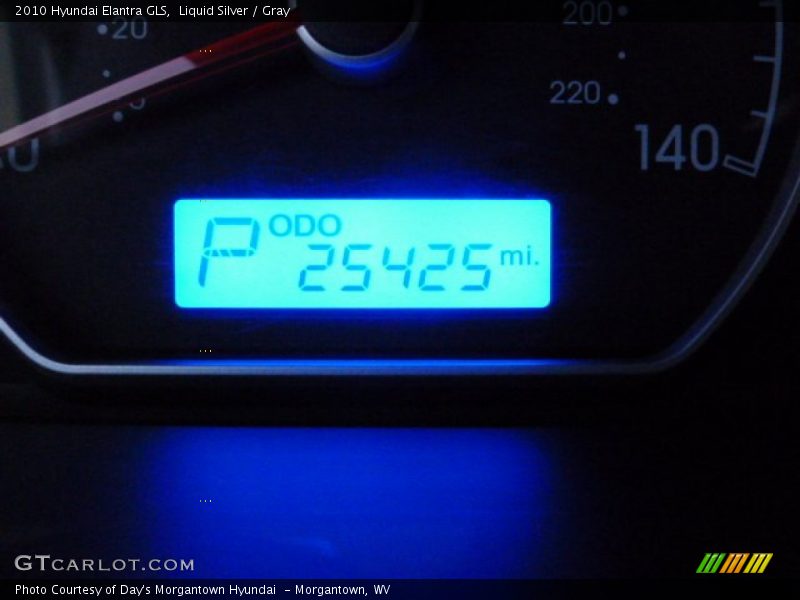 Liquid Silver / Gray 2010 Hyundai Elantra GLS