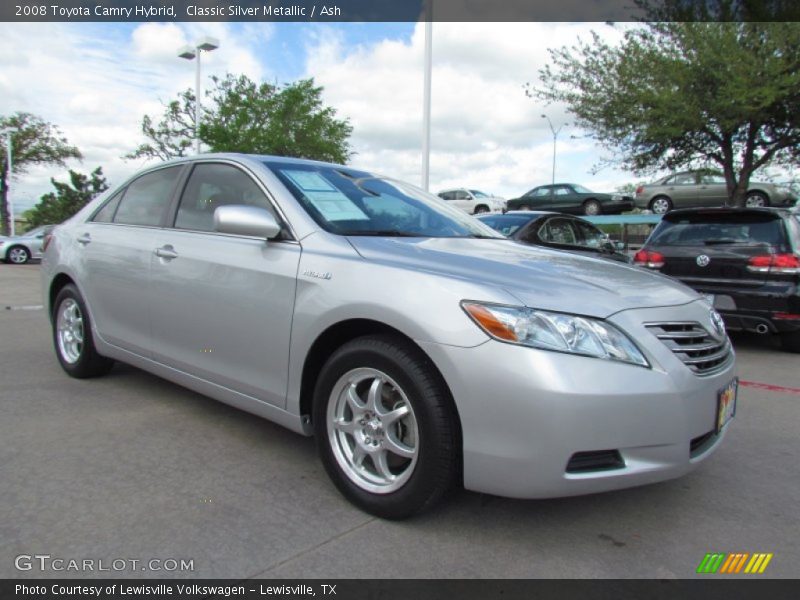 Classic Silver Metallic / Ash 2008 Toyota Camry Hybrid