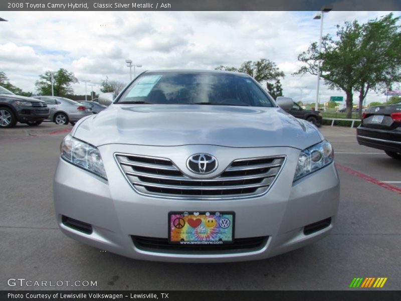 Classic Silver Metallic / Ash 2008 Toyota Camry Hybrid