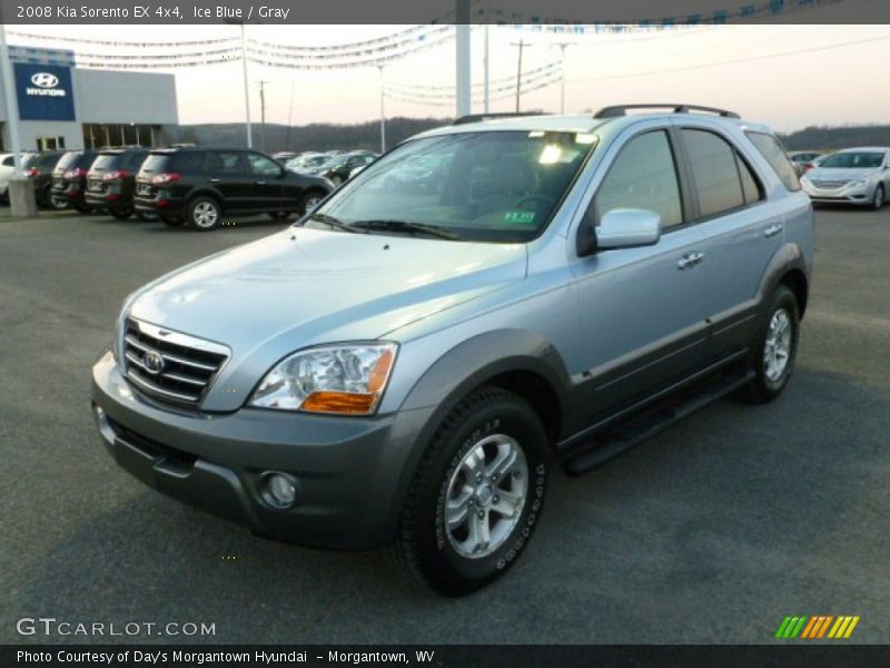 Ice Blue / Gray 2008 Kia Sorento EX 4x4