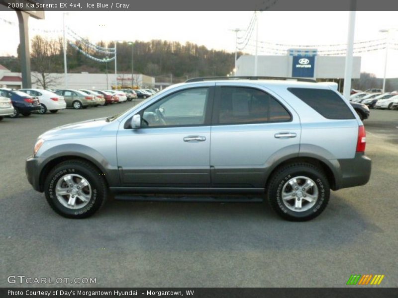 Ice Blue / Gray 2008 Kia Sorento EX 4x4