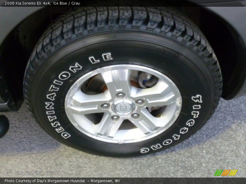 Ice Blue / Gray 2008 Kia Sorento EX 4x4